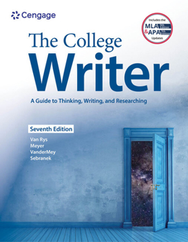 Paperback The College Writer: A Guide to Thinking, Writing, and Researching (W/ Mla9e Update) Book