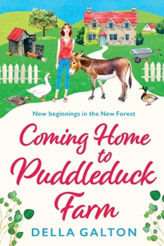 Paperback Coming Home to Puddleduck Farm [Large Print] Book