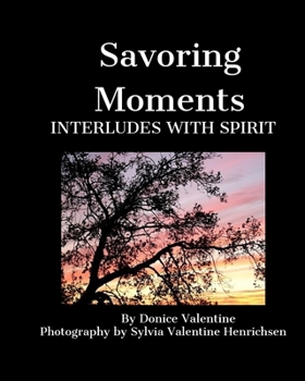 Paperback Savoring Moments: Interludes with Spirit Book