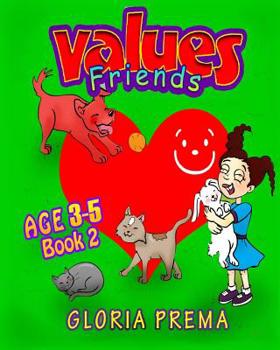 Paperback Values Friends, Age 3-5, Book 2 Book