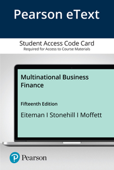 Printed Access Code Multinational Business Finance Book