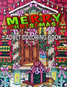 Paperback Merry Christmas Adult Coloring Book