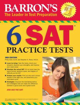 Paperback 6 SAT Practice Tests Book