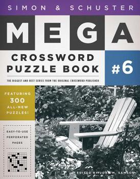 Paperback Simon & Schuster Mega Crossword Puzzle Book #6 Book