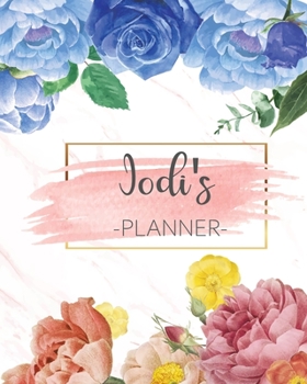 Jodi's Planner: Monthly Planner 3 Years January - December 2020-2022 | Monthly View | Calendar Views Floral Cover - Sunday start