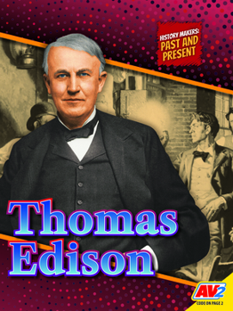 Library Binding Thomas Edison Book
