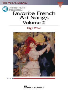 Paperback Favorite French Art Songs - High Voice Volume 2 (Book/Online Audio) [With CD] Book