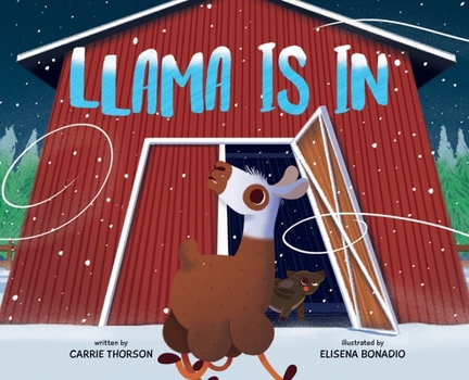 Hardcover Llama Is In Book