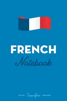 Paperback French Notebook: : 6x9" Diary / journal to write in and record your thoughts. Book