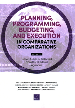 Paperback Planning, Programming, Budgeting, and Execution in Comparative Organizations: Case Studies of Selected Non-Dod Federal Agencies Book