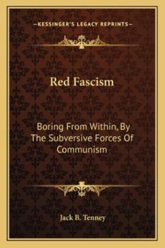 Paperback Red Fascism: Boring From Within, By The Subversive Forces Of Communism Book