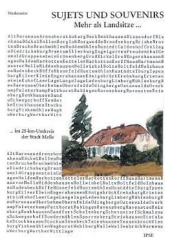 Paperback Sujets und Souvenirs: Mehr als Landsitze im 25-km-Umkreis der Stadt Melle [German] Book