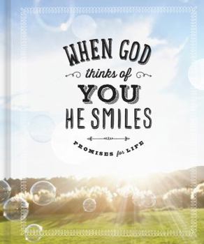 Hardcover When God Thinks of You He Smiles: Impulse Giftbooks Book