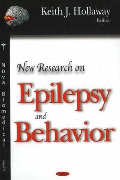 Hardcover New Research on Epilepsy and Behavior Book