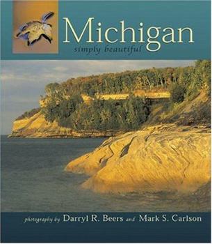 Hardcover Michigan Simply Beautiful Book