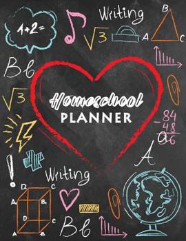 Paperback Homeschool Planner: Undated Homeschool Planner, Lesson Plan and Record Book Check-Off, Uncompicated Homeschooling Resource Learning, Lesso Book