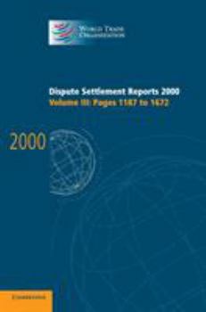 Hardcover Dispute Settlement Reports 2000 Book