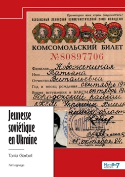Paperback Jeunesse soviétique en Ukraine [French] Book