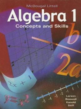 Hardcover Algebra 1: Concepts and Skills Book