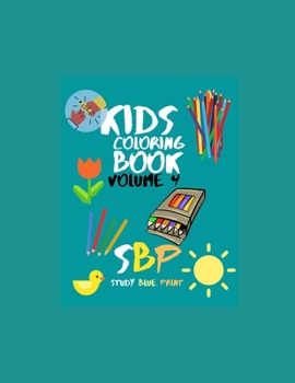Paperback Kids Coloring Book Volume 4 Book