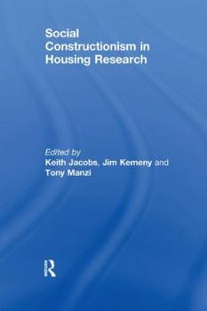 Paperback Social Constructionism in Housing Research Book
