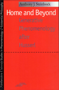 Paperback Home and Beyond: Generative Phenomenology After Husserl Book