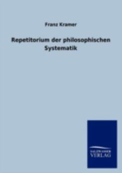 Paperback Repetitorium der philosophischen Systematik [German] Book