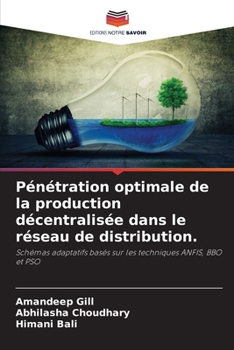 Paperback Pénétration optimale de la production décentralisée dans le réseau de distribution. [French] Book