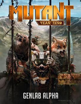 Hardcover Mutant Year Zero Genlab Alpha Core Book