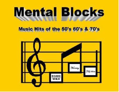 Perfect Paperback Mental Blocks: Music Hits of the 50s 60s & 70s Book