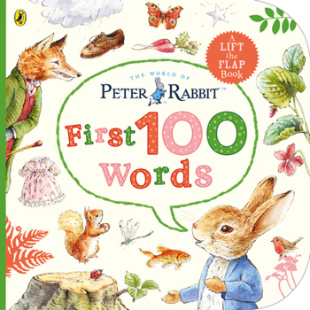 Paperback Peter Rabbit Peter's First 100 Words Book