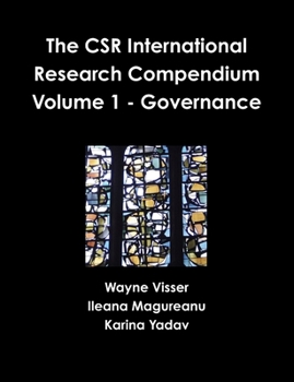 Paperback The CSR International Research Compendium: Volume 1 - Governance Book