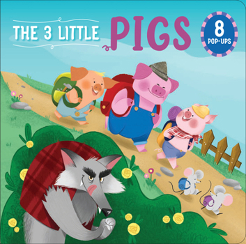 Hardcover The Three Little Pigs: 8 Magical Pop-Ups Book