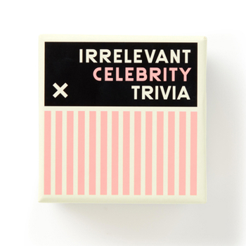 Game Irrelevant Celebrity Trivia Book