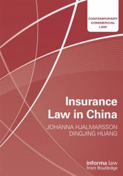 Hardcover Insurance Law in China Book