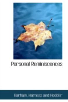 Hardcover Personal Reminiscences Book