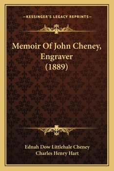 Paperback Memoir Of John Cheney, Engraver (1889) Book