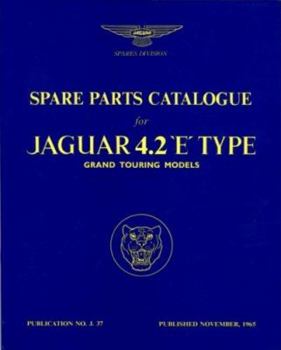 Spare Parts Catalogue for Jaguar 4.2 'E' Type