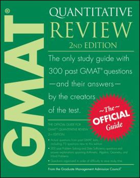 Paperback The Official Guide for GMAT Quantitative Review Book