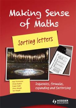 Paperback Making Sense of Maths: Sorting Letters - Student Book Student Book