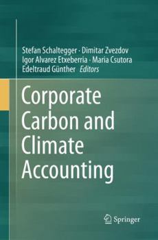 Paperback Corporate Carbon and Climate Accounting Book