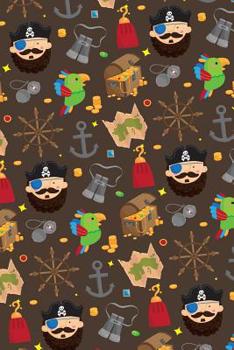 Paperback Pirates and Parrots: Graph Paper Notebook, 6x9 Inch, 120 pages Book