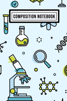 Science Unruled Composition Notebook: Science Blank Unruled Composition Notebook | 110 Pages | Pocket Size 6x9
