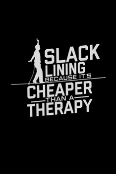 Slacklining Therapy: 6x9 Slacklining | blank with numbers paper | notebook | notes