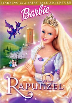 DVD Barbie As Rapunzel Book