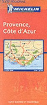 Map Provence Cote D'Azur (Michelin Maps) Book