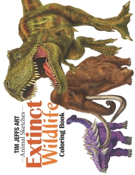 Paperback Extinct Wildlife Coloring Book