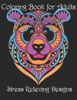 Paperback Coloring Book for Adults: Stress Relieving Animal Designs Book
