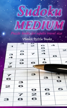 Paperback Sudoku Medium: Puzzle books for adults travel size Book