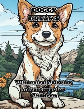 Paperback Doggy Dreams: Whimsical Coloring Adventures for Children Book